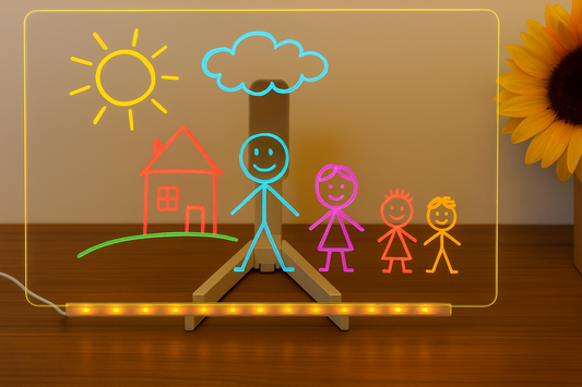 Pizarra Lampara LED Acrílica +7 Colores